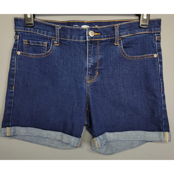 Old Navy Pants - Old Navy Shorts Womens 10 Denim Fitted Regular Cuffed Casual Stretch Classic